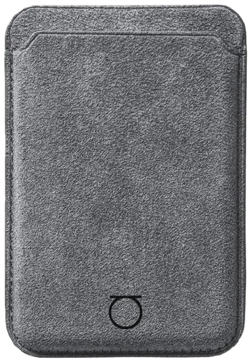 Graphite Alcantara MagSafe wallet