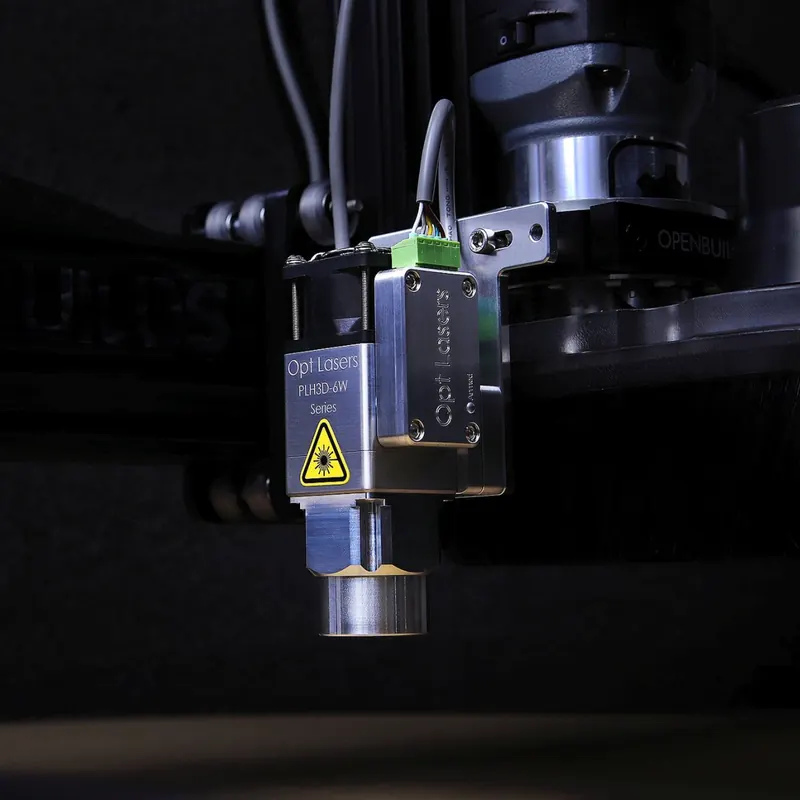The laser engraver Alca Club uses to engrave names and initials